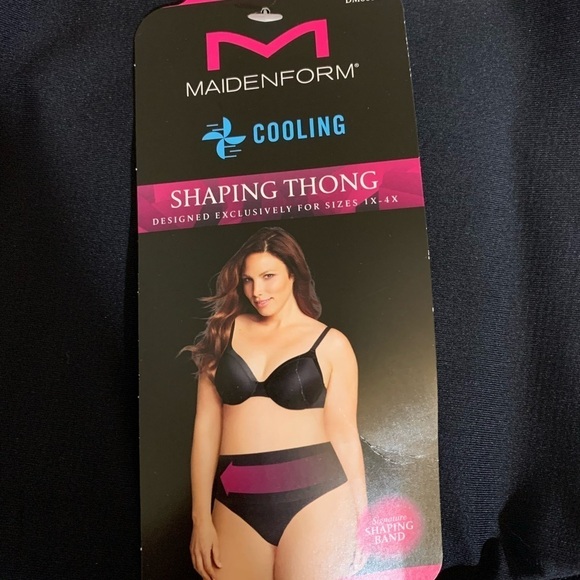 Maidenform women’s plus size ‘tame your tummy’ thong - Picture 9 of 10